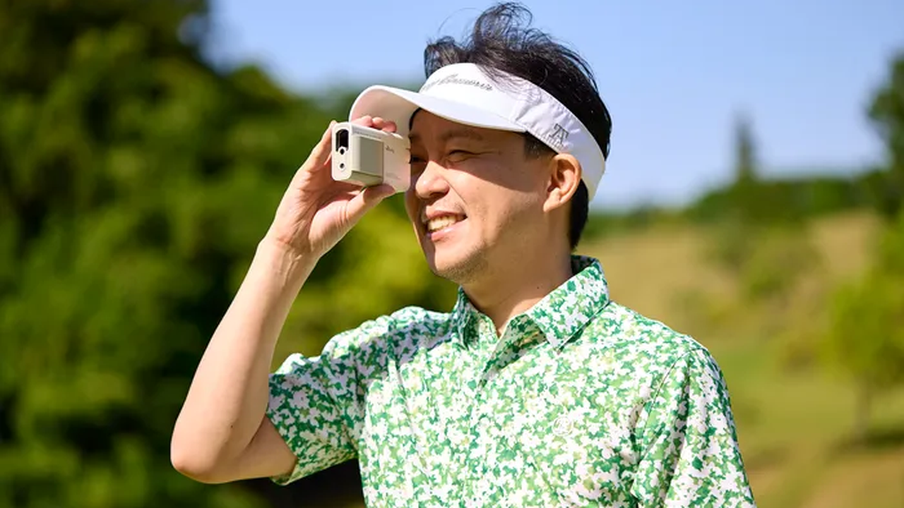 もうキャディさんはいらない？レーザー距離計が風速を測定し残り距離を補正してくれる！